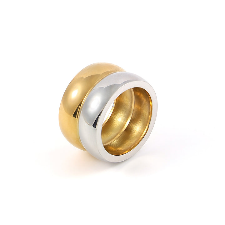 Nellie - Double Dome Duo Ring Stainless Steel