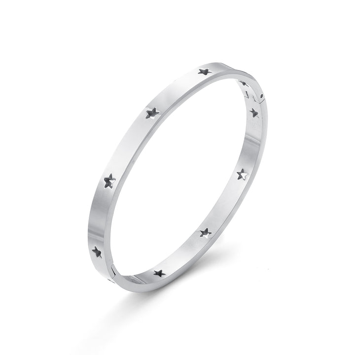 Leia - Star Bangle Bracelet Stainless Steel