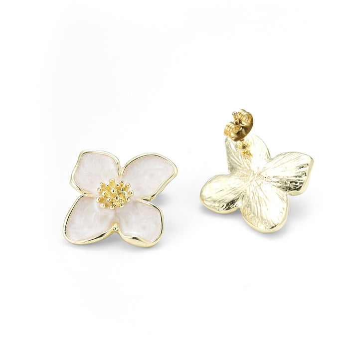 Alora - Flower Stud Earrings