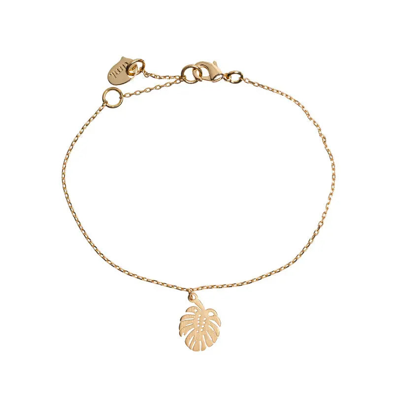 Monstera Bracelet Gold